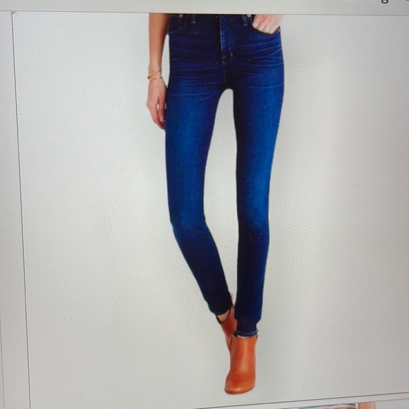 Madewell 10” high rise blue jean skinny size 27 - Picture 9 of 9